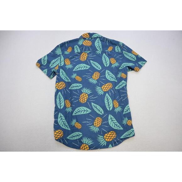 Urban Pipeline Pineapple Hawaiian Shirt Camp Hiking Button Up Mens Sz Small - Picture 7 of 7